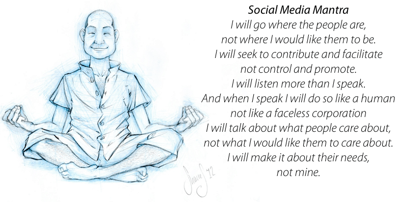 Social media mantra